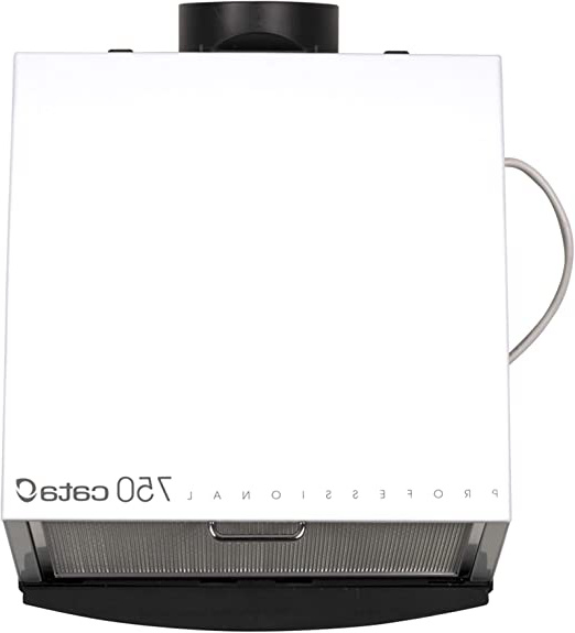 Cata Cocina silencioso | Modelo 750 | Ventilador Extractores de Aire | Color Blanco, 105 W, 49 Decibelios, Estructura de Metal