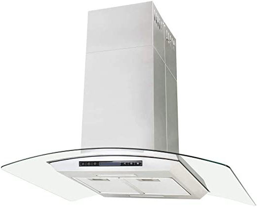 vidaXL Campana Extractora de Techo 90cm Pantalla Táctil 756m³/h LED Cocina