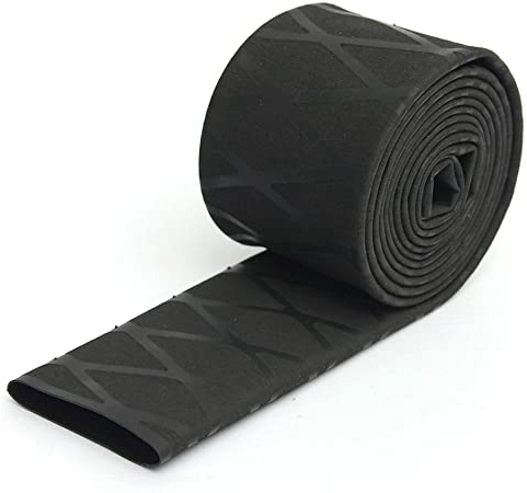 WINOMO Tubo Antideslizante de Pesca Aislamiento Impermeable Mango de Raqueta Grip 100 * 3.3 cm (Negro)