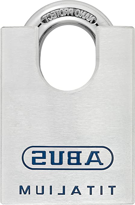 Abus 70263 Candado titalium, Plateado,