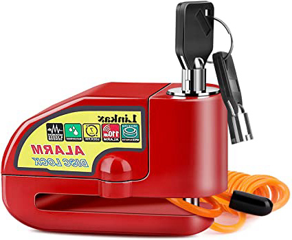 Linkax Candado Moto,110dB Alarma Antirrobo