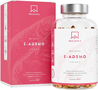 







Omega 3 - Aceite de Pescado [2000 mg] AAVALABS - Alta Potencia - Destilado Molecularmente para Mayor Pureza - 800 mg EPA y 400 mg DHA/Dosis Diaria - 120 Cápsulas - Calidad Nórdica






