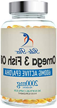 Omega 3 Aceite de Pescado 2000 mg 365 Soft Gel cápsula de Rite Flex