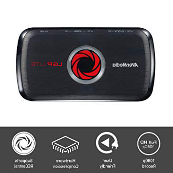 AVerMedia LGP Lite - Capturadora YouTube y Twitch, HD 1080p, Latencia Ultra Baja, USB, Streaming de Juegos y Captura de Juegos para PS4, Nintendo Switch (GL310)