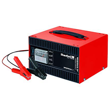 Einhell CC-BC 10 - Cargador Batería, Carcasa Chapa Acero, 12 V