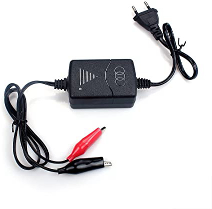 Cargador inteligente 1300mA para batería de plomo de 12V (SLA), con protección contra sobrecarga de cortocircuito, carga constante de tres etapas de tensión constante y chorreo