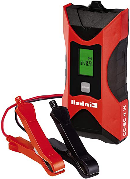 Einhell Cargador Bateria (CC-BC 4 M) con Control Micro-Processor Voltaje 6/12v (ref. 1002221)