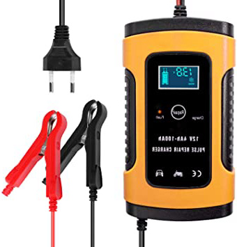 KKmoon Cargador de Baterías 12V,