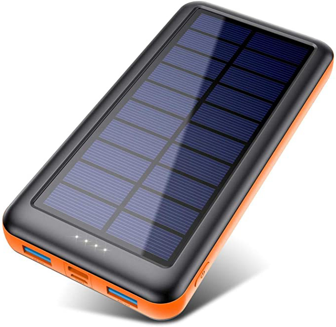 Pxwaxpy Cargador Solar 26800mAh, Power