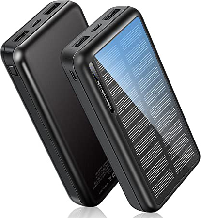 Cargador Solar 30000mAh, Power Bank