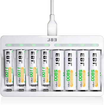 EBL Cargador Rápido de Pilas