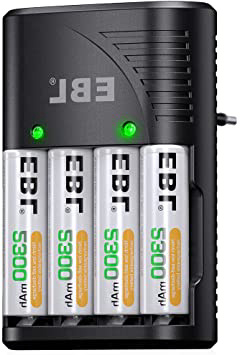 EBL Cargador Plug con Pilas