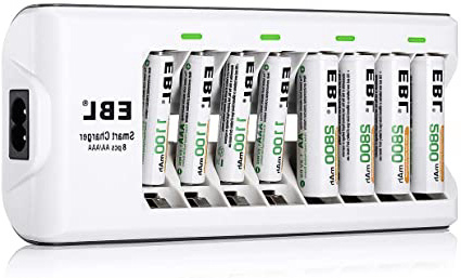 EBL 808 Cargador de pilas