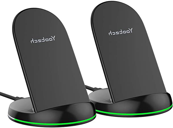 CHAOYETECH Cargador Rápido Inalámbrico,Almohadilla de