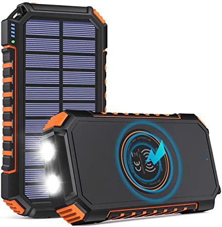 Hiluckey Cargador Solar 26800mAh Batería