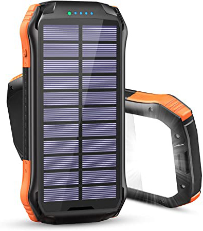 Hiluckey Cargador Solar Inalámbrico 16000mAh