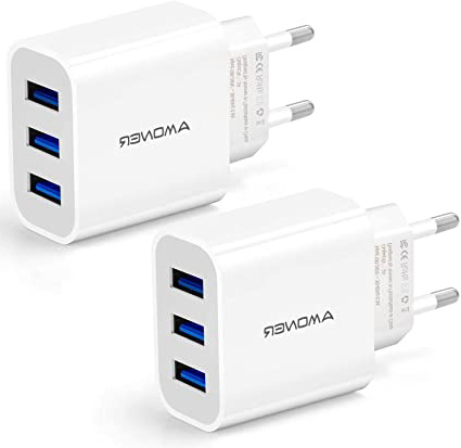 Amoner Cargador USB de Pared