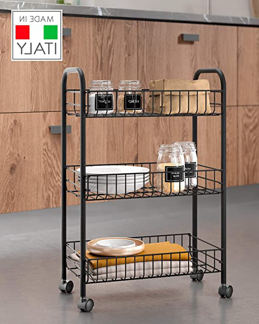 Metaltex Lava Carro Multiuso, Negro, 41x23x63