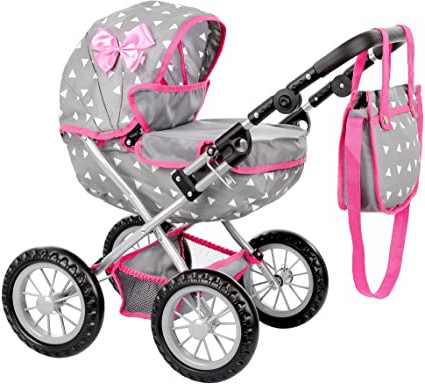 Kinderplay Carrito Bebe Juguetes, Cochecito