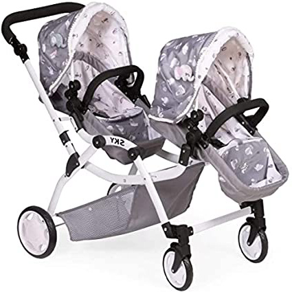 Carro de Muñecas Gemelar Plegable