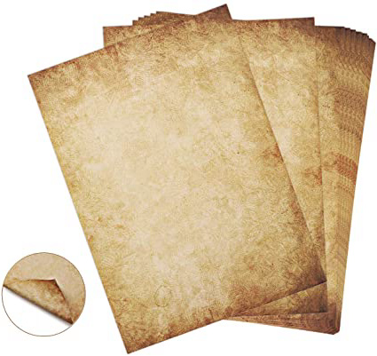 60 hojas Papel con diseño