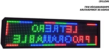 Cartel LED programable USB +