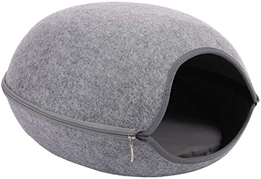 Galapara Gato Cueva de Mascotas Cama Cueva de Gato para Gatos Gatitos Mascotas, Casa para Gatos Interior, Cama para Gatos/Perros Pequeños/Animal Doméstico para 10 kg Dentro de Gato