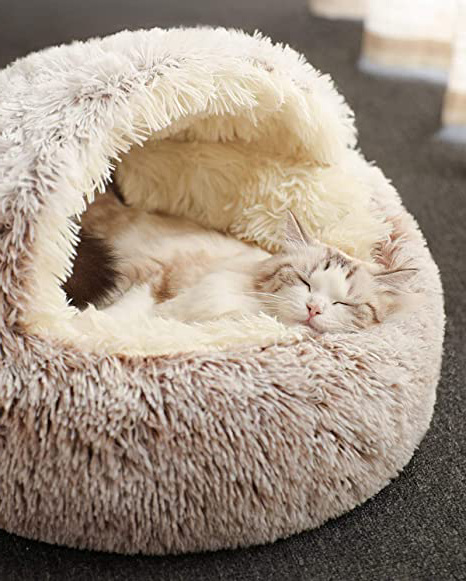 Cama para gatos, de felpa