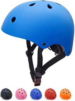 KORIMEFA Casco Bicicleta para Niños Casco Infantil Ajustable para Monopatín Patinaje BMX Esquiar, Casco para multibles Deportes niño niña de Edad de 3-13 años