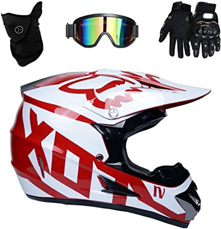 LSLVKEN Casco De Motocross Hombre
