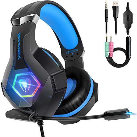 Cascos PS4 con Micrófono Flexible