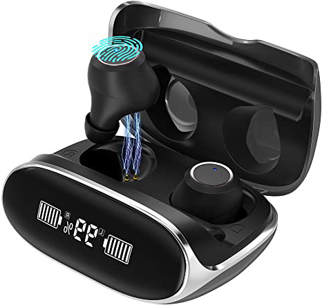 Auriculares Inalambricos,KUNGIX Auriculares Inalambricos Bluetooth,Auriculares