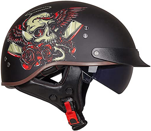 Casco Moto Abierto ECE Homologado,
