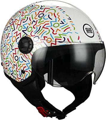 BHR 73634 Casco Demi-Jet Linea One 801, Multi, tamaño M (57/58 cm), multicolor, talla M