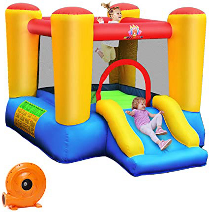 COSTWAY Castillo Hinchable con Tobogán
