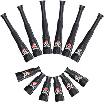Gejoy Telescopios Piratas de Plástico