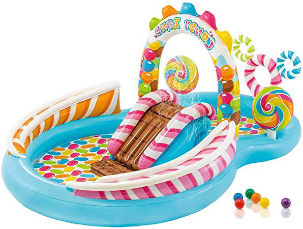 Piscina inflable, centro de juegos