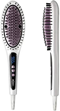 Solac MD7401 Expert Ionic Brush – Cepillo alisador iónico, alisado fácil y rápido, recubrimiento cerámico, anti-encrespamiento, temperatura profesional regulable, calentamiento rápido