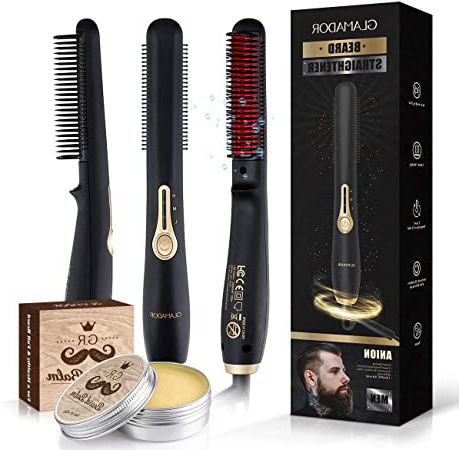 Cepillo Alisador de Barba- GLAMADOR