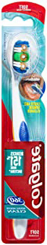 Colgate 360, Cepillo de dientes, Suave, limpiador de lengua y mejillas - 1 ud