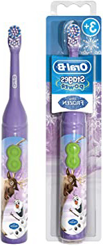 Braun Oral-B Stages Power Kids Batería de Cepillo de Dientes Niños 3 + Años Disney Frozen la Reina de Hielo + MAGIC temporizador, Modelos Aleatorios