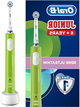 Oral-B Junior - Cepillo Eléctrico Recargable para Niños a Partir de 6 Años, Verde