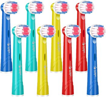 Cabezales Oral B Para Niños de Milos/Paquete de 8 Cabezales de Recambio Oral B Infantil para Cepillo de Dientes Eléctricos Junior