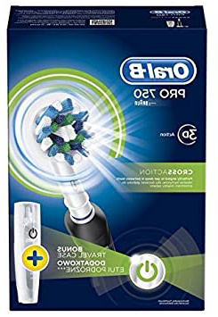 Oral-B PRO 750, Cepillo de dientes eléctrico, Negro