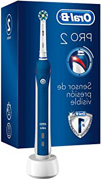 Oral-B PRO 2 2000N CrossAction - Cepillo Eléctrico Recargable con Tecnología de Braun, 1 Mango, 2 Modos Incluyendo Cuidado de Las Encías Y 1 Cabezal de Recambio