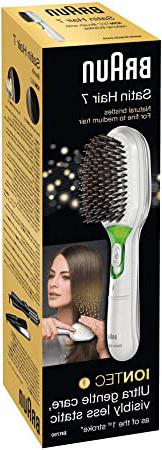 







Braun Satin Hair 7 BR750 - Cepillo de pelo con cerdas naturales, alisador de pelo con tecnología iónica para realzar el brillo del cabello







