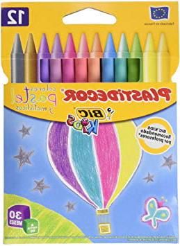Ceras PLASTIDECOR Pastel Estuche DE 12