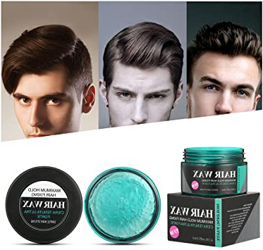 Cera para el Cabello - Luckyfine Cera Pelo para Hombres - Pomada de Fijación - Crema Moldeadora, Wax Mate Acabado Styling Crema - 4.23 onzas, 120 ml