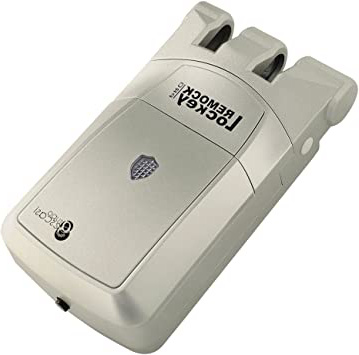 Remock Lockey Pro RLP4G Cerradura de seguridad invisible con 4 mandos, 3 V, Dorado