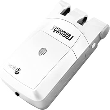 Remock RLP4W Lockey Pro - Cerradura de seguridad invisible con 4 mandos (3 V) color blanco